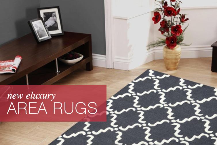 Tie the Room Together with the New Area Rugs at eLuxury!