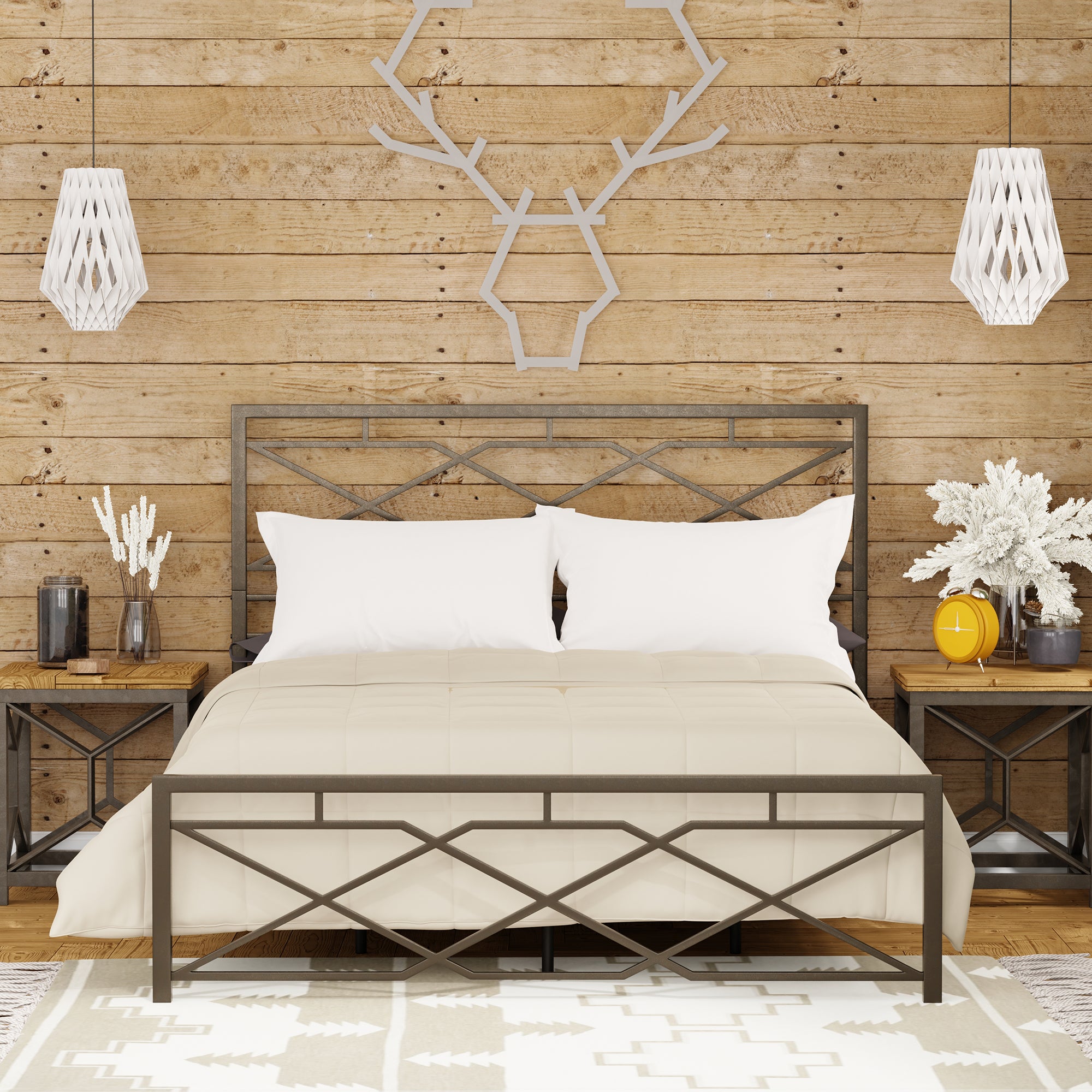 Alpine Metal Bed Frame