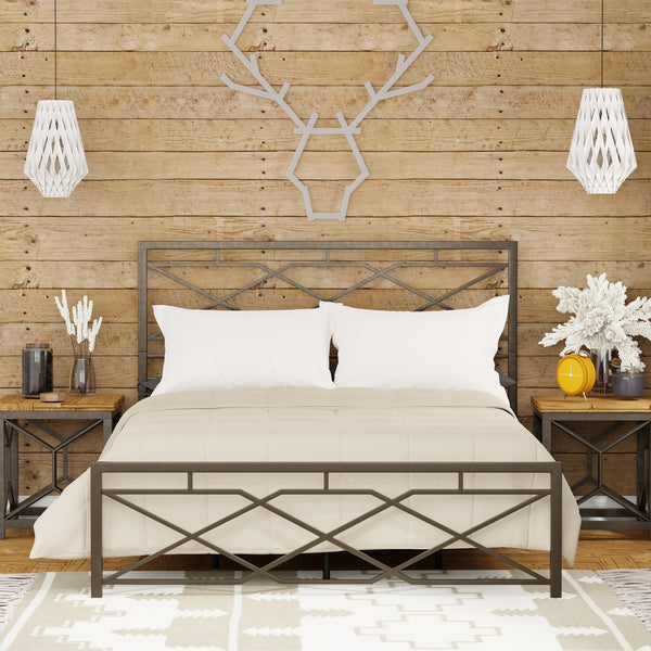 Alpine Metal Bed Frame