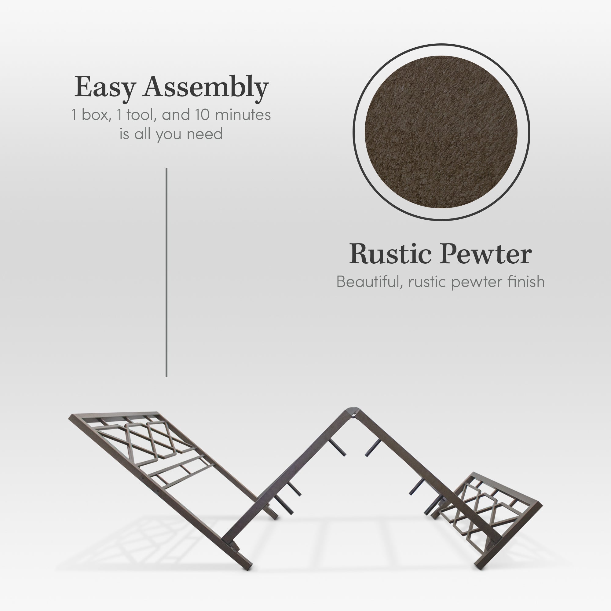 Alpine Metal Bed Frame