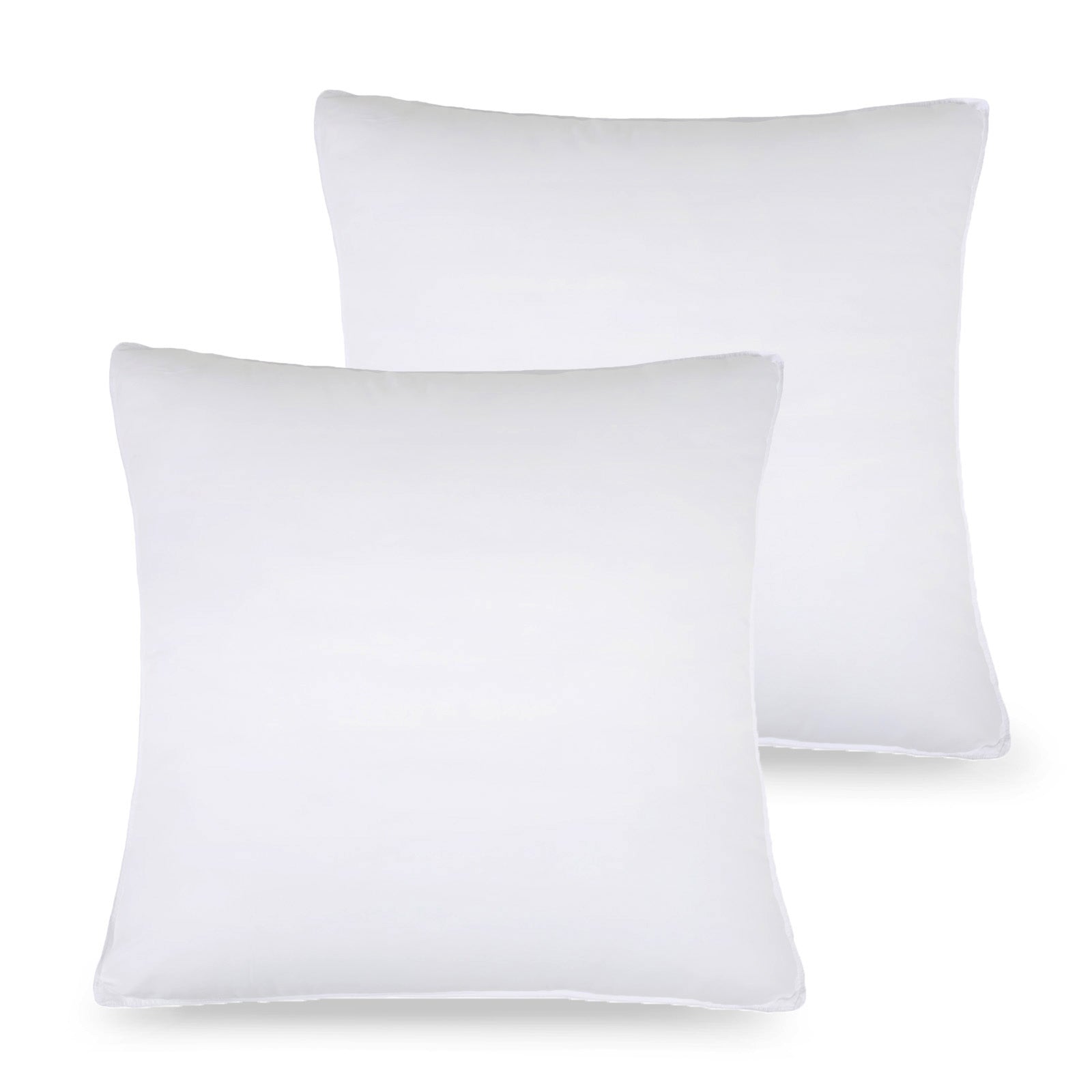 eLuxury Down Alternative Medium Density Solid Pillows, Set of 2