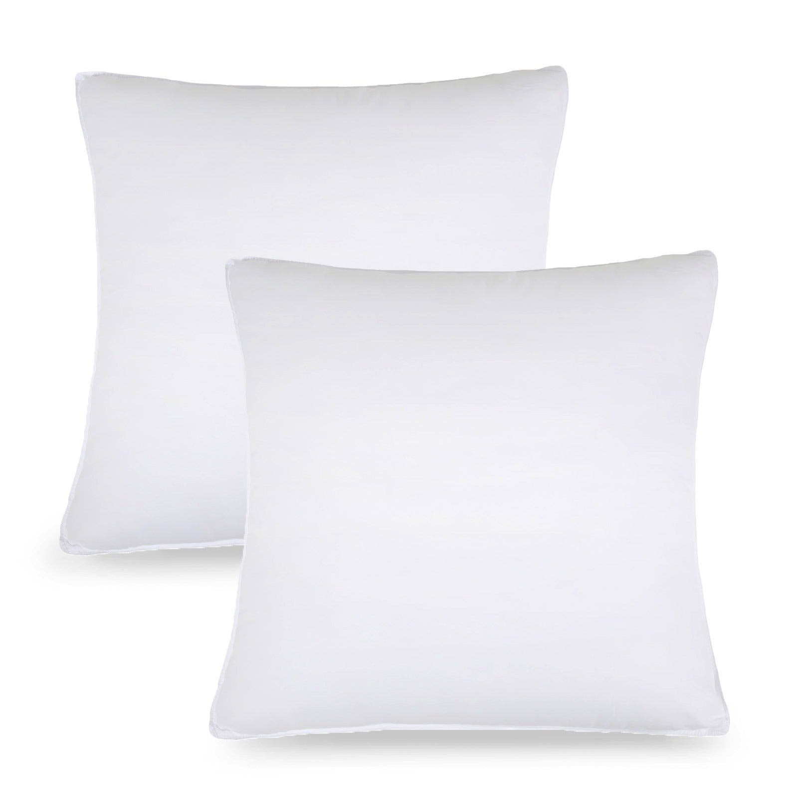 eLuxury Down Alternative Medium Density Solid Pillows, Set of 2