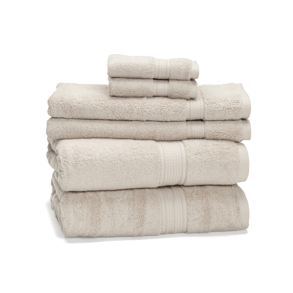 800 GSM 6-Piece Long Staple Combed Cotton Towel Set