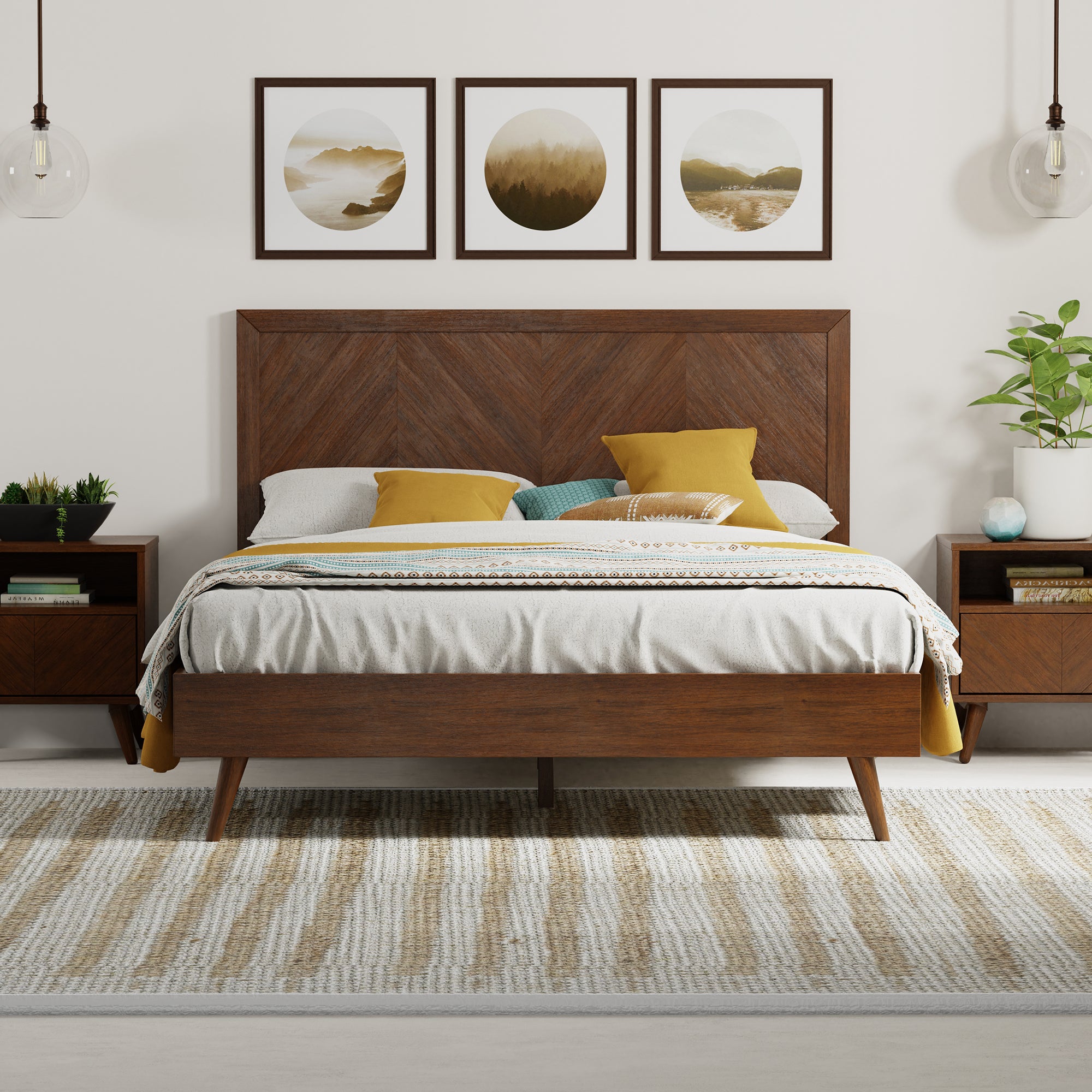 Chevron headboard shop