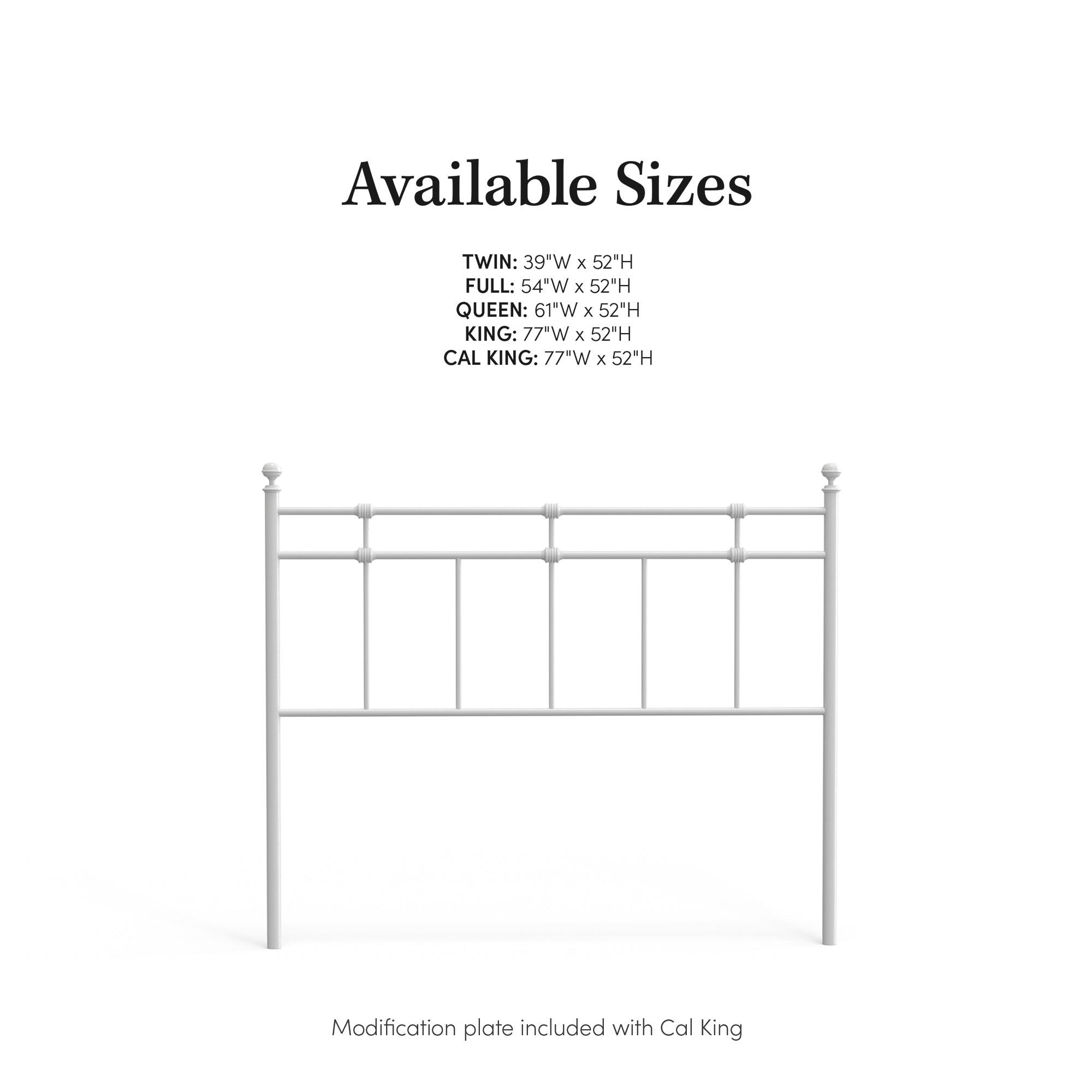 Dexter Metal Headboard