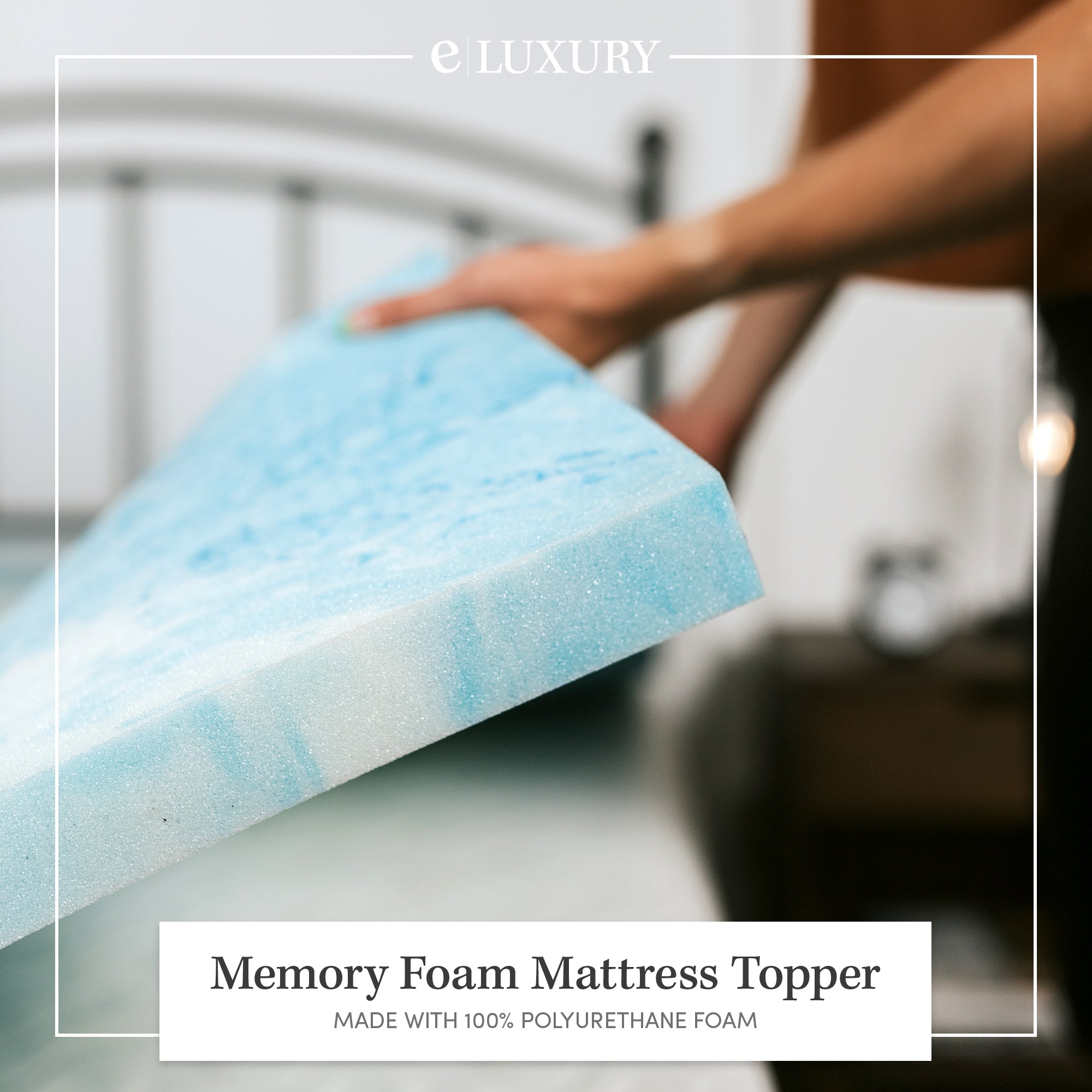 Gel Memory Foam Mattress Topper
