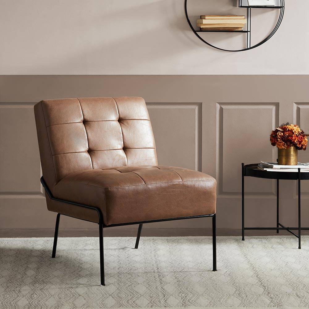 Armless Accent Chair
