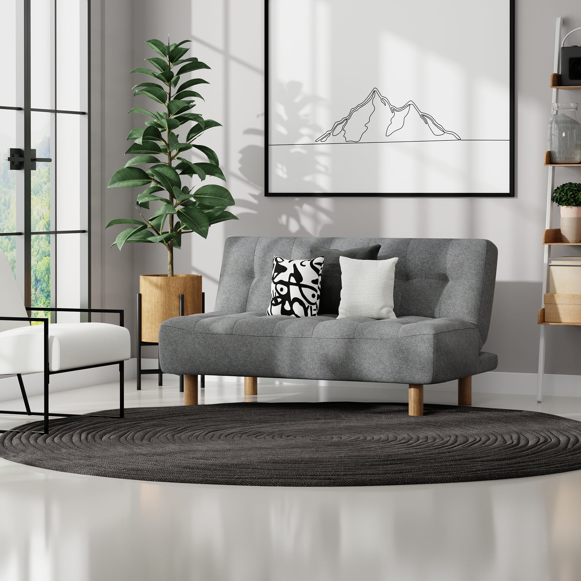 Tufted Futon