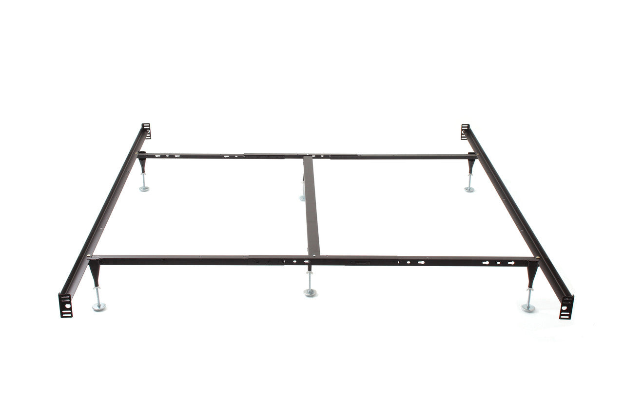 Metal Bed Frame with Headboard and Footboard Brackets