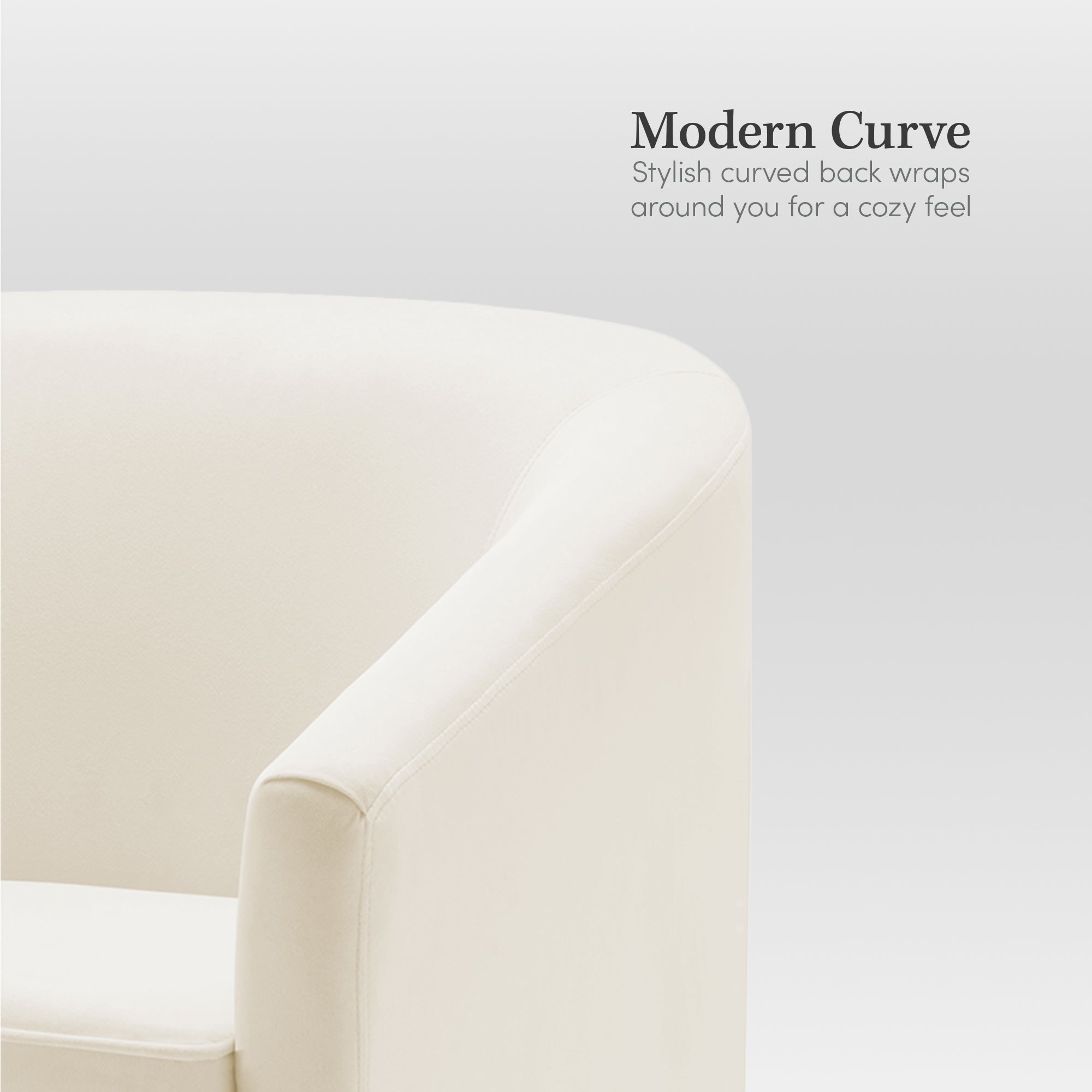 Modern Square Swivel Accent Chair