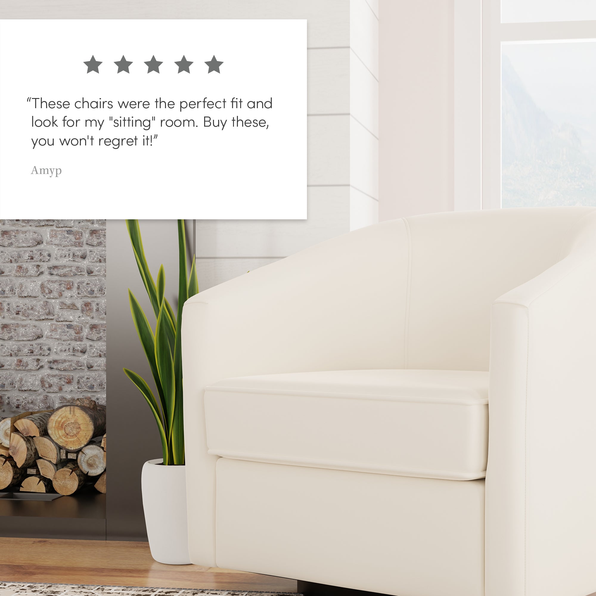Modern Swivel Accent Chair - 360-Degree Rotating Boucle Barrel Chair With Open Back For Living Room Or Bedroom - View #10