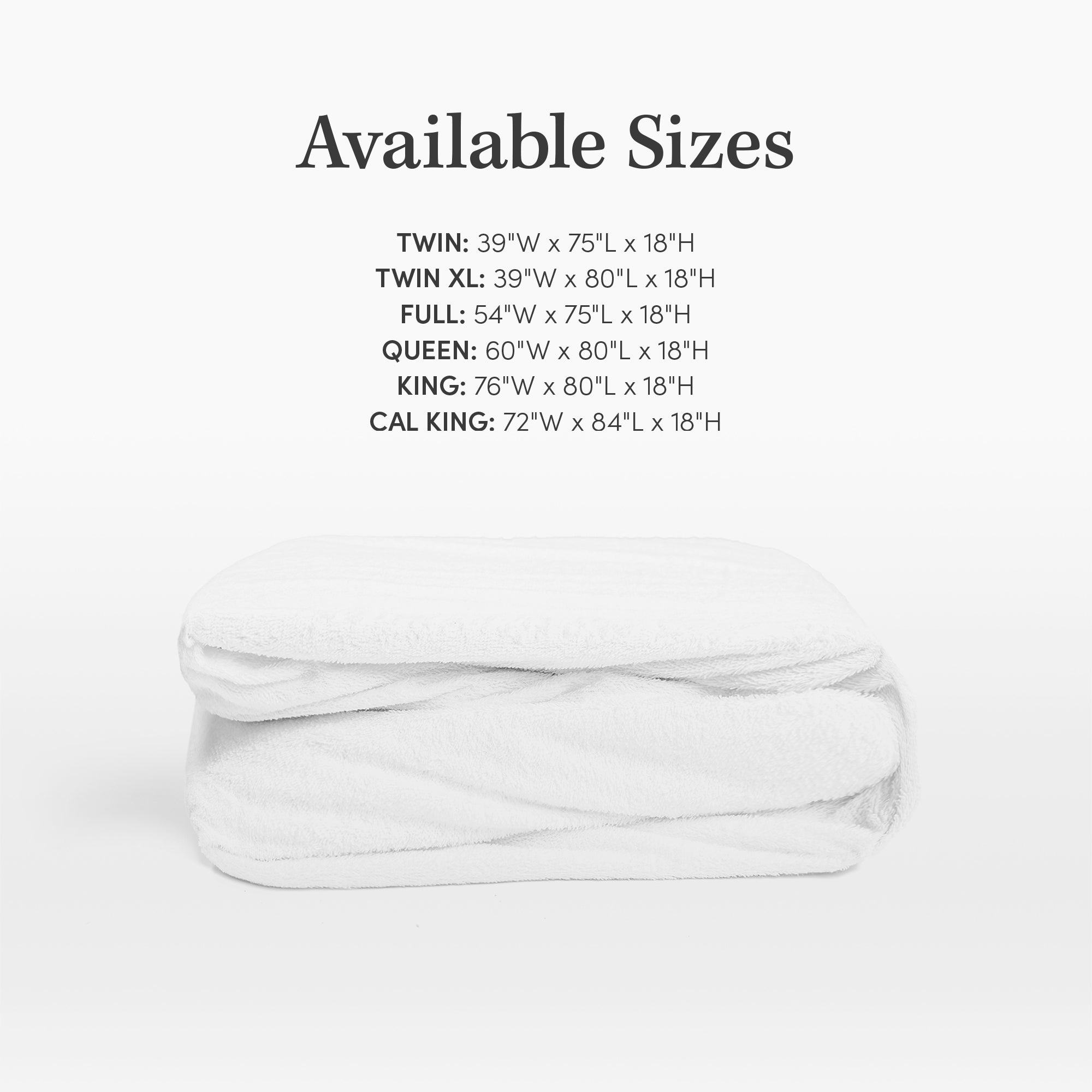 Premium Terry Cloth Top Mattress Protector