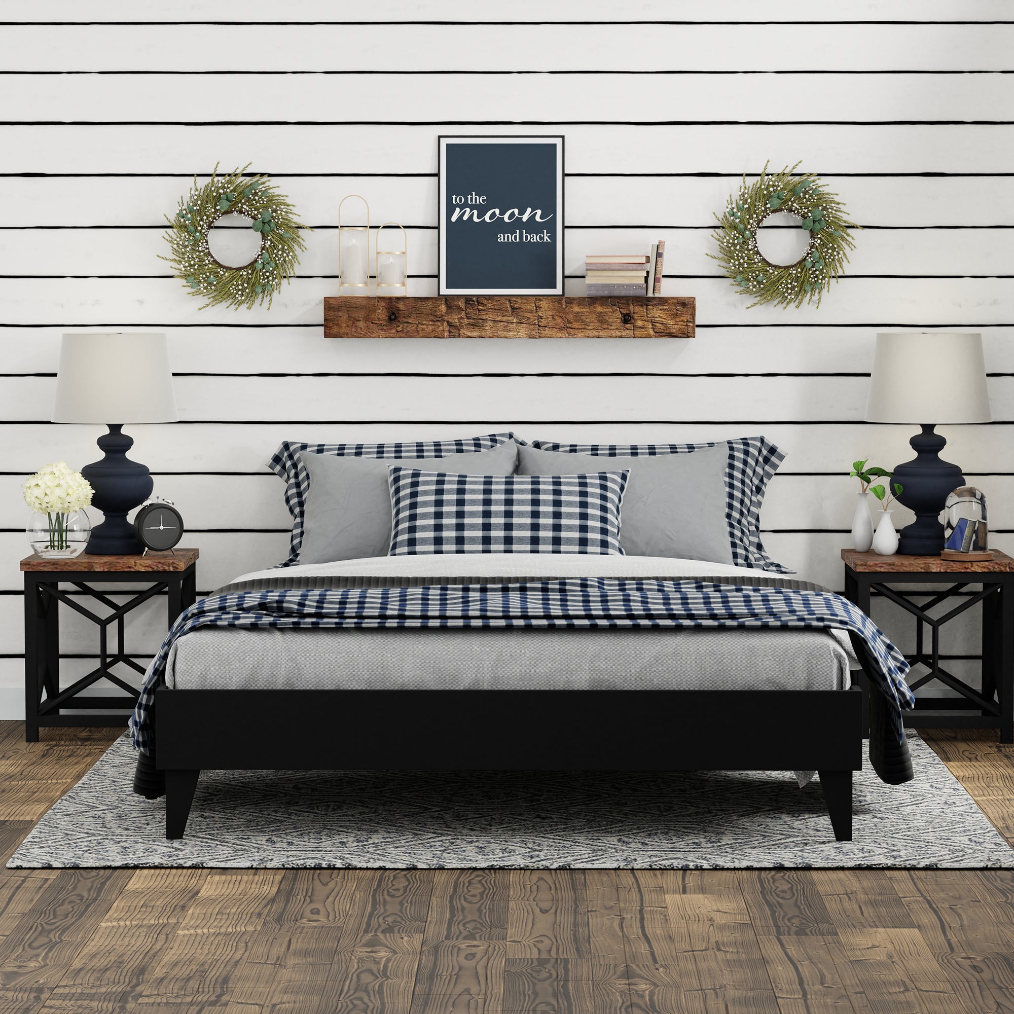 Wooden Platform Bed Frame