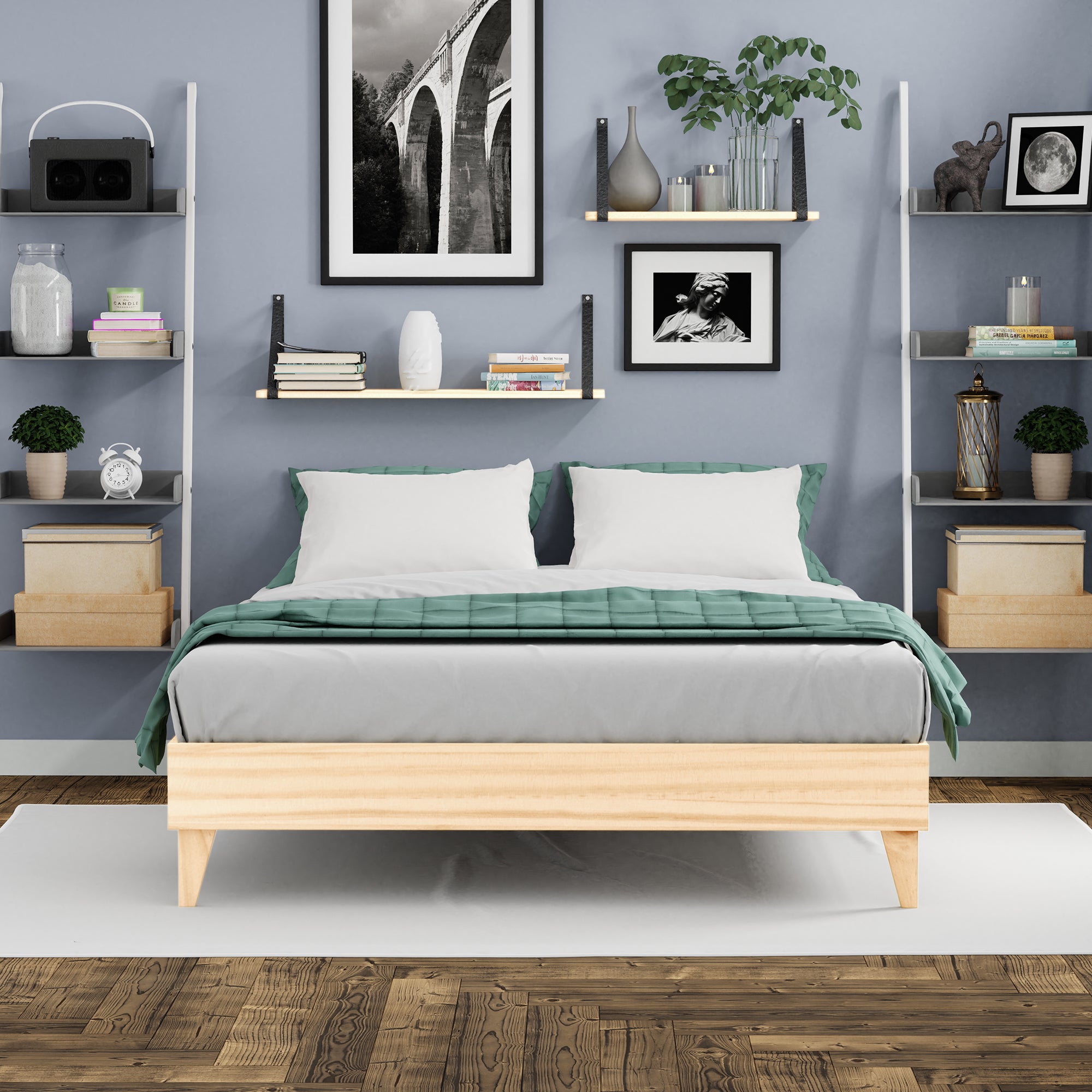 Wooden Platform Bed Frame
