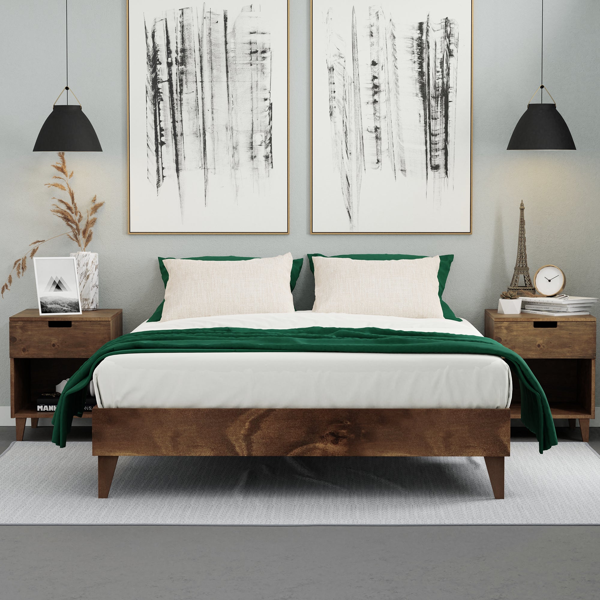 Wooden Platform Bed Frame