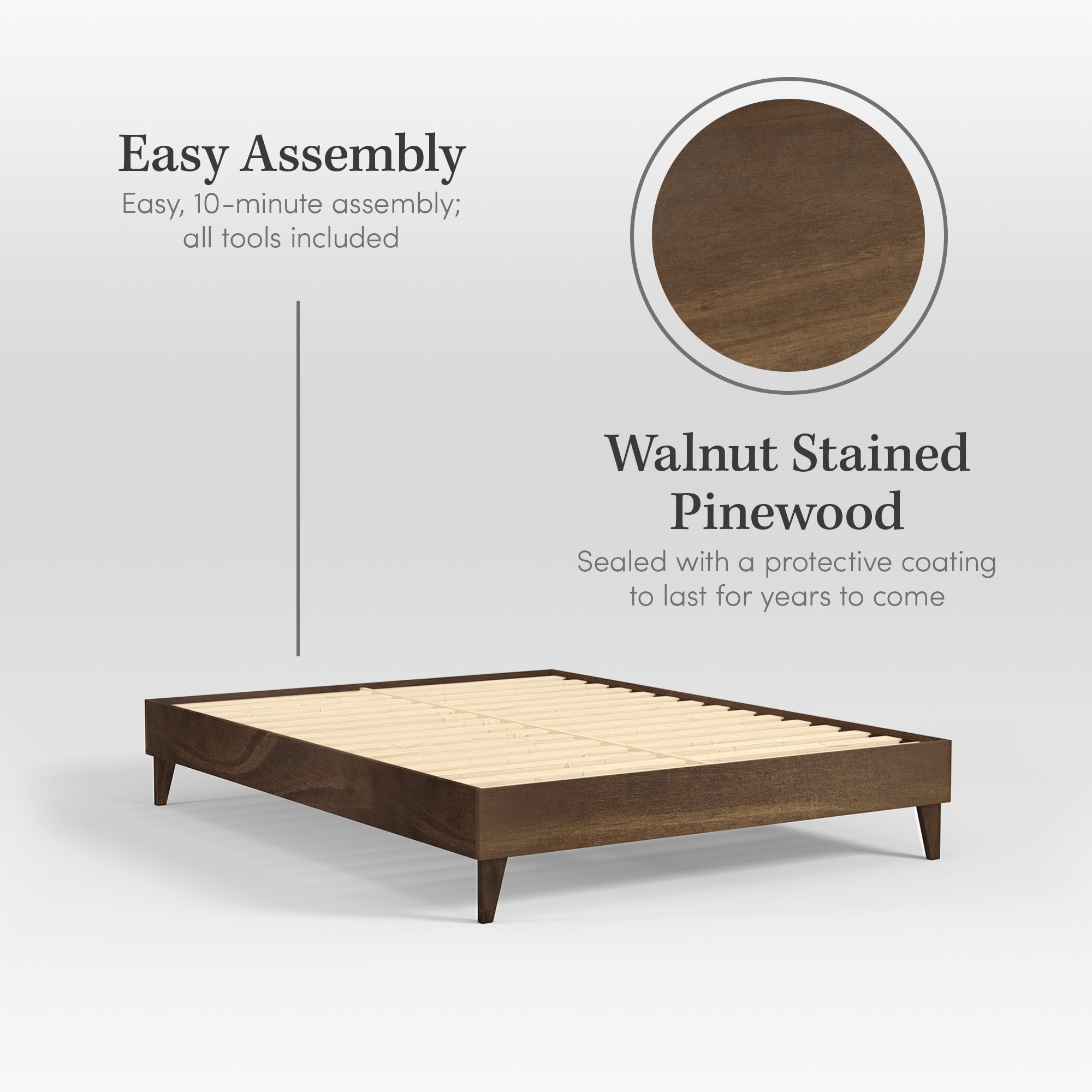 Wooden Platform Bed Frame