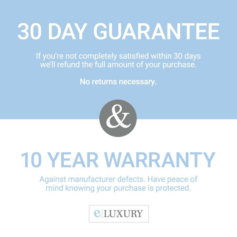eLuxury Premium Dimpled Waterproof Mattress Protector | Queen