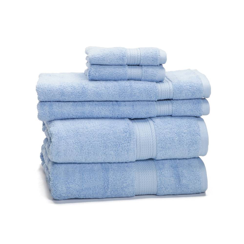 900 GSM 6-Piece Long Staple Combed Cotton Towel Set