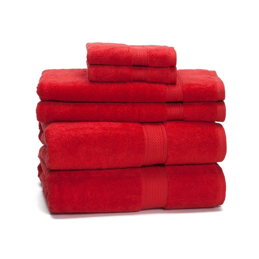 900 GSM 6-Piece Long Staple Combed Cotton Towel Set