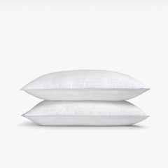 eLuxury Bed Jacquard Pillows All Sleeper Types Set of 2