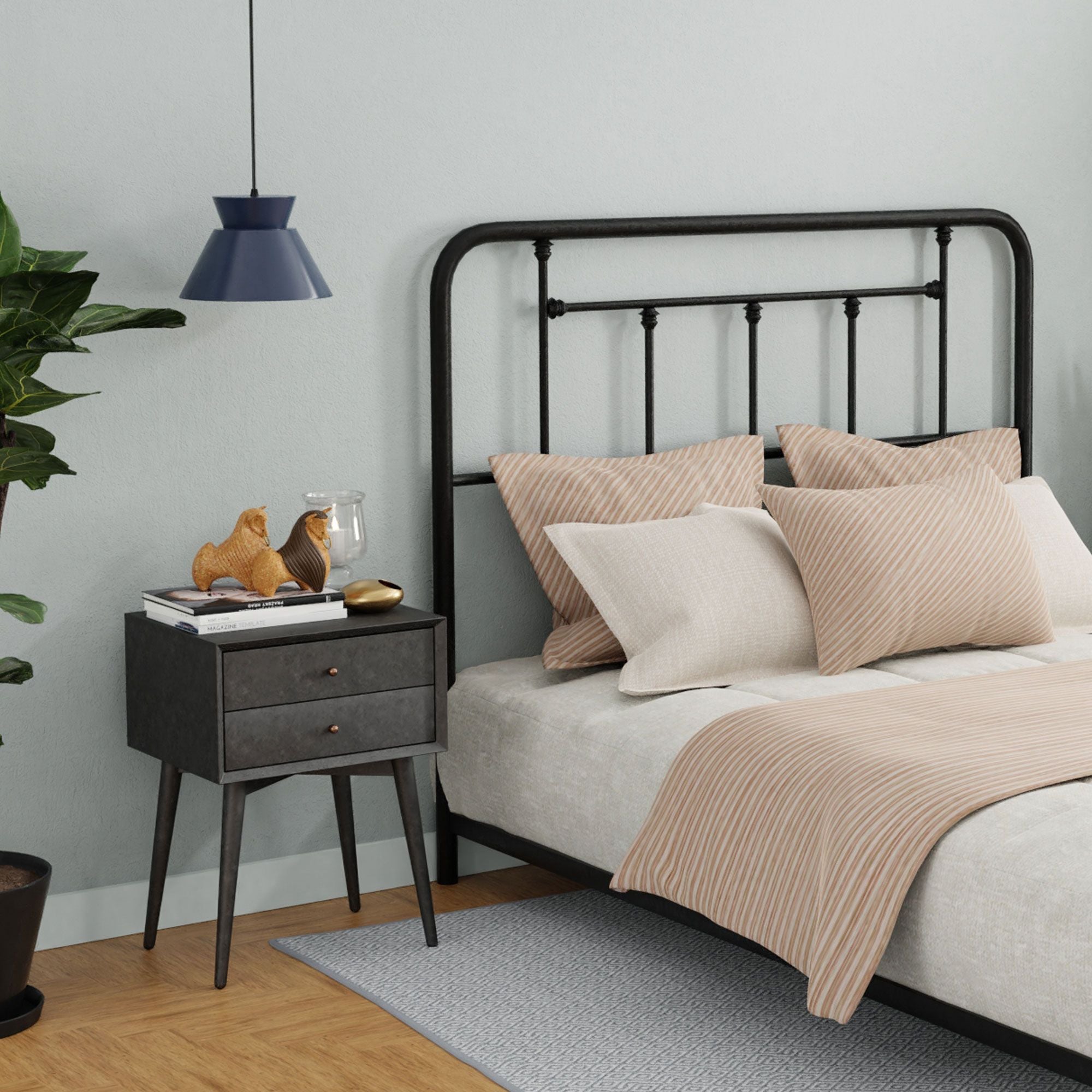 Baldwin Metal Headboards