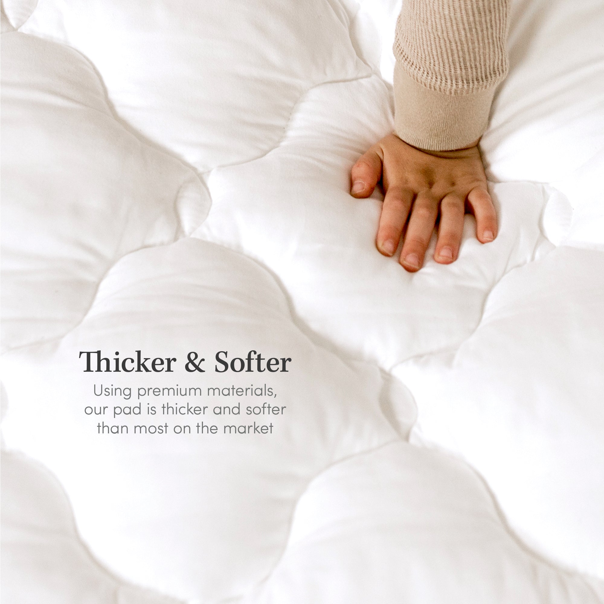 Pillow topper for shop crib mattress