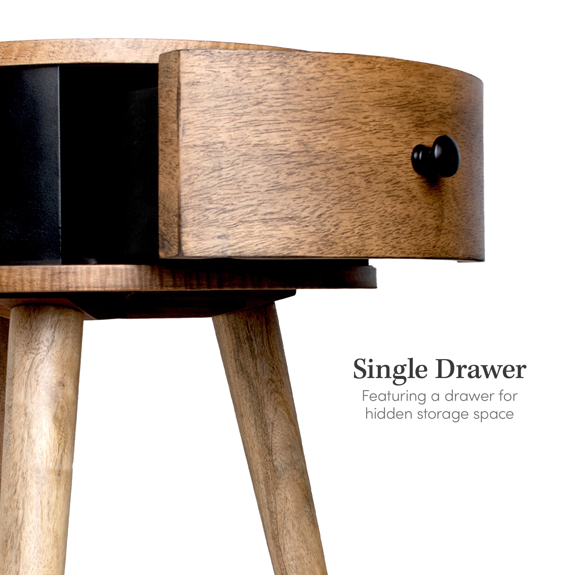 Tripod Wood End Table